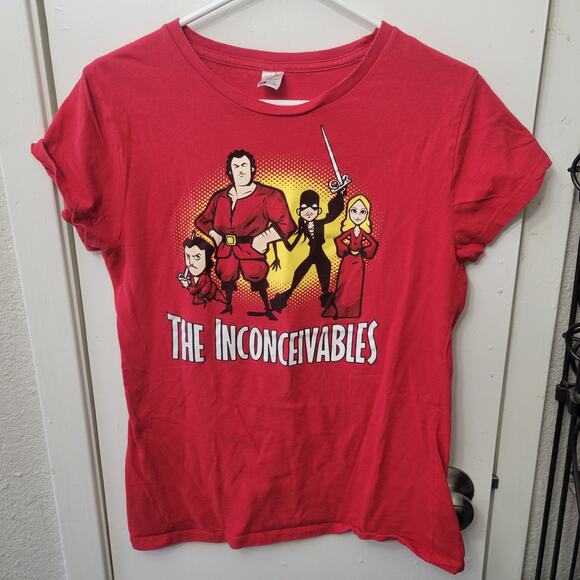 The Inconceivables from The Princess Bride 100% Cotton Tee Fury Women's XL Shirt - Picture 1 of 6
